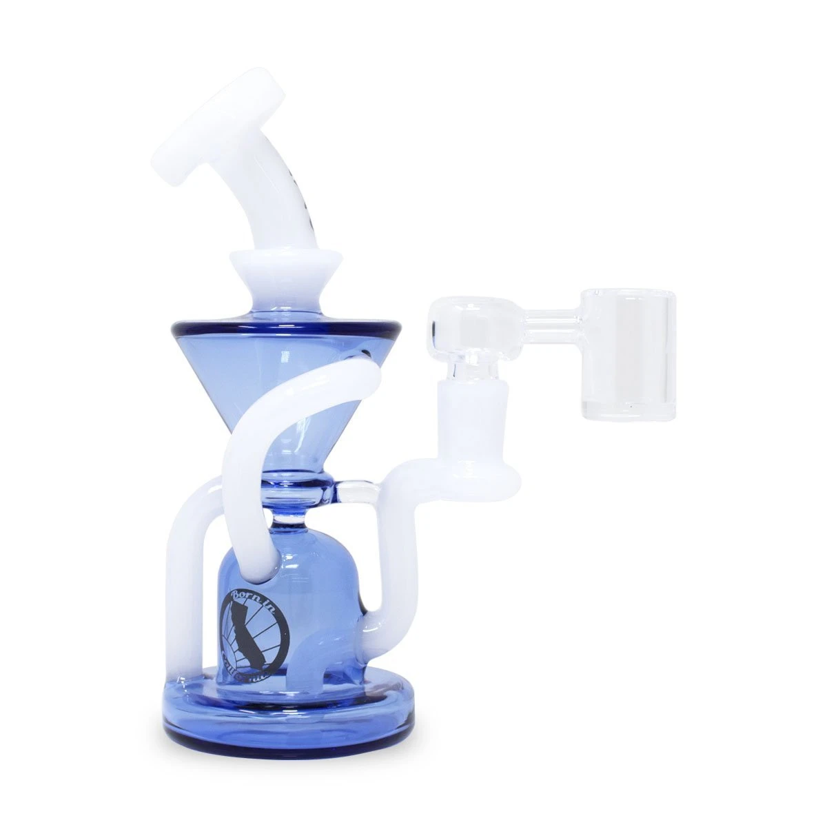 MAV Glass Humboldt Mini Bell Bottom Klein Recycler Dab Rig 4 MAV Glass Humboldt Mini Bell Bottom Klein Recycler Dab Rig - Image 2