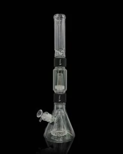 Prism PERCOLATED BEAKER DOUBLE STACK 22 Prism PERCOLATED BEAKER DOUBLE STACK -Smoking Accessories Shop percolated beaker double stack 420 science 493097