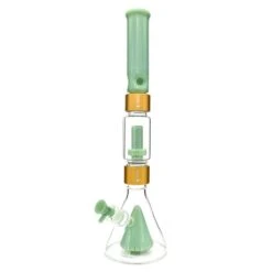 Prism PERCOLATED BEAKER DOUBLE STACK 25 Prism PERCOLATED BEAKER DOUBLE STACK -Smoking Accessories Shop percolated beaker double stack 420 science 577220