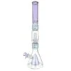 Prism PERCOLATED BEAKER DOUBLE STACK -Smoking Accessories Shop percolated beaker double stack 420 science 624018