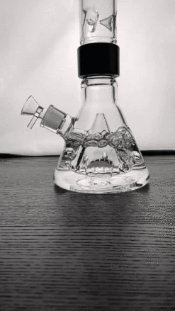 Prism PERCOLATED BEAKER SINGLE STACK 32 Prism PERCOLATED BEAKER SINGLE STACK -Smoking Accessories Shop percolated beaker single stack 420 science 219938