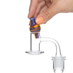 Green Bear Blender Base Quartz Banger -Smoking Accessories Shop quartz blender base banger quartz bangers 420 science 174079