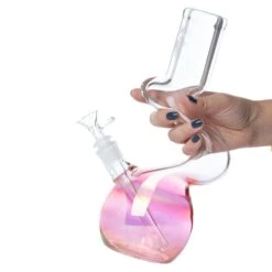 Raven Glass 12in Wavy Fumed Beaker Bong -Smoking Accessories Shop raven glass 12in wavy fumed beaker 3 997159