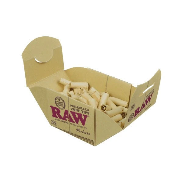 RAW Perfecto Pre-Rolled Cone Tips 100-Pack 7 RAW Perfecto Pre-Rolled Cone Tips 100-Pack - Image 5