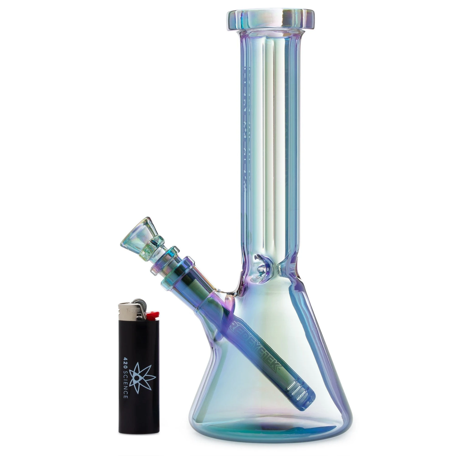Red Eye Tek 10in Hex Top Beaker Bong 6 Red Eye Tek 10in Hex Top Beaker Bong - Image 4