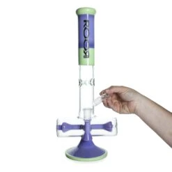 ROOR Tech 18in Inline - Purple Mint 10 ROOR Tech 18in Inline - Purple Mint -Smoking Accessories Shop roor tech 17in inline purple mint 3 662833