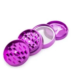 Silenced Hippie 4-Piece Grinder -Smoking Accessories Shop silenced hippie 4 piece grinder 4 343141