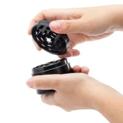 Silenced Hippie 4-Piece Grinder -Smoking Accessories Shop silenced hippie 4 piece grinder 7 128197