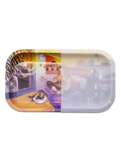 Silenced Hippie Rolling Tray -Smoking Accessories Shop silenced hippie rolling tray rolling trays 420 science 377826