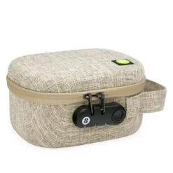 STASHLOGIX Silverton Smell Proof Combo Lock Bag -Smoking Accessories Shop stashlogix silverton smell proof combo lock bag tan 1 580413