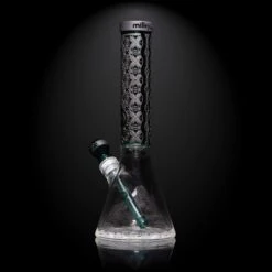 Teal X-Morphic: EVO 15 Glass Beaker -Smoking Accessories Shop teal x morphic evo 15 glass beaker water pipes 420 science 145427