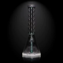 Teal X-Morphic: EVO 15 Glass Beaker -Smoking Accessories Shop teal x morphic evo 15 glass beaker water pipes 420 science 232495