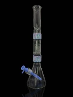 Prism TIE DYE BEAKER DOUBLE STACK -Smoking Accessories Shop tie dye beaker double stack 420 science 497274