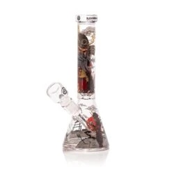 Wormhole Glass 11" Shogun Beaker Bong - Clear