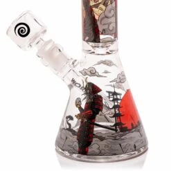 Wormhole Glass 11" Shogun Beaker Bong - Clear -Smoking Accessories Shop wormhole glass 11 shogun beaker bong clear third party brands 420 science 771042