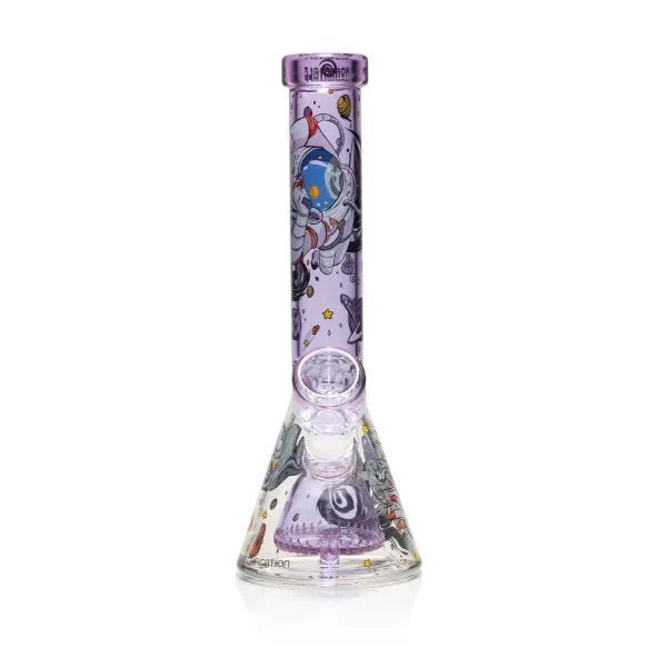Wormhole Glass 11" Spaghettification Beaker Bong W/ Colins Perc 16 Wormhole Glass 11" Spaghettification Beaker Bong W/ Colins Perc - Image 14