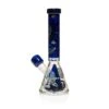Wormhole Glass 11" Spaghettification Beaker Bong W/ Colins Perc -Smoking Accessories Shop wormhole glass 11 spaghettification beaker bong w colins perc clear blue purple third party brands 420 science 582266