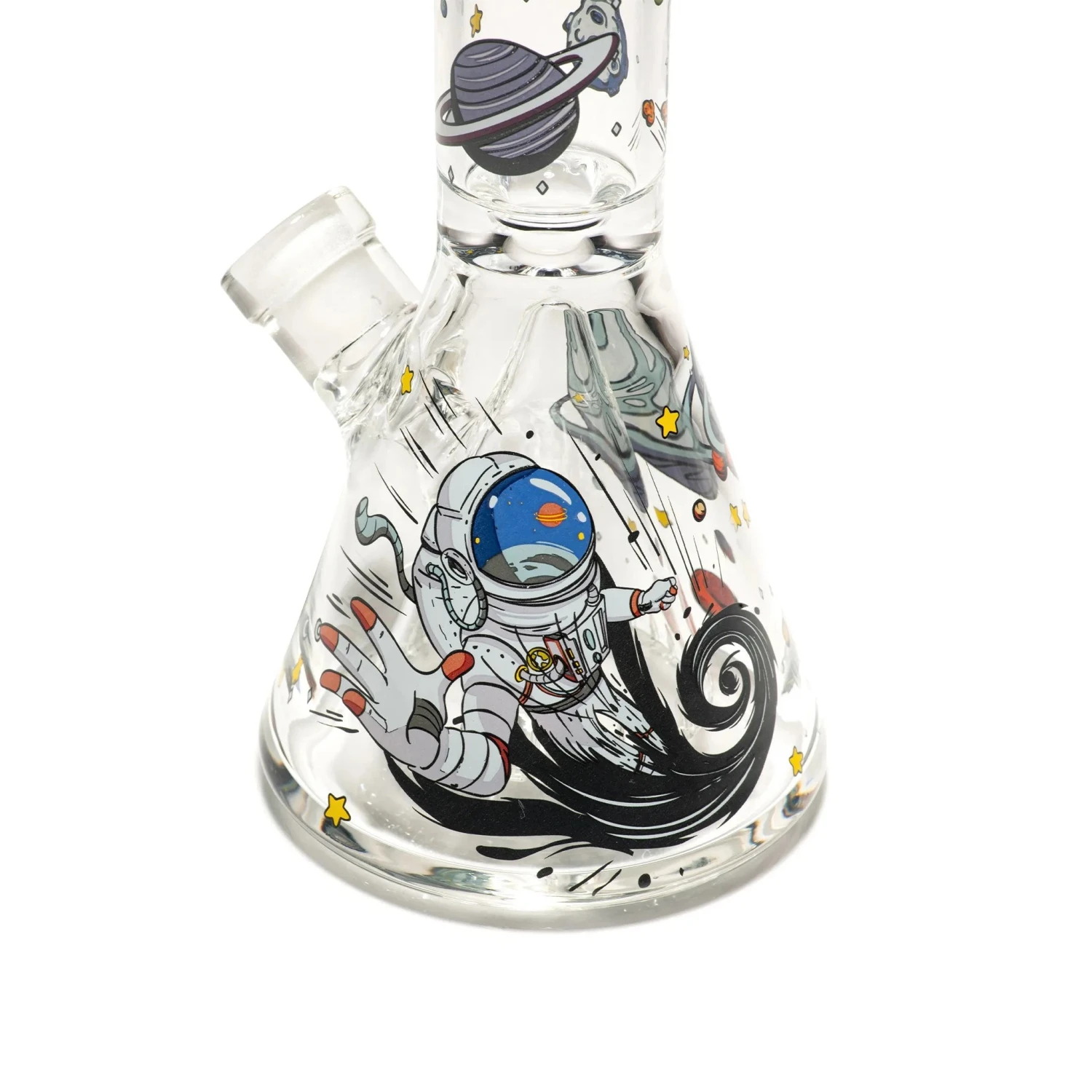 Wormhole Glass 11" Spaghettification Beaker Bong W/ Colins Perc 12 Wormhole Glass 11" Spaghettification Beaker Bong W/ Colins Perc - Image 10