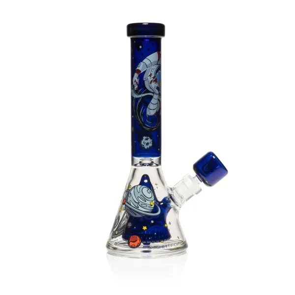 Wormhole Glass 11" Spaghettification Beaker Bong W/ Colins Perc 6 Wormhole Glass 11" Spaghettification Beaker Bong W/ Colins Perc - Image 4