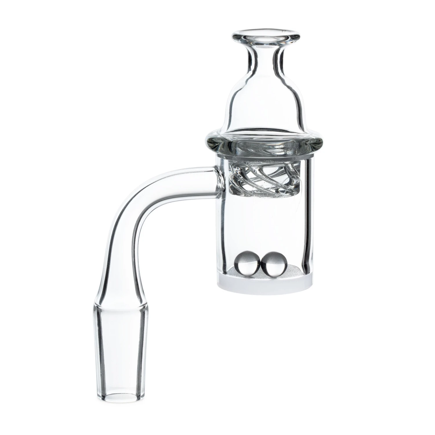 Yo Dabba Dabba Cyclone Cap/Opaque Quartz Banger Set 3 Yo Dabba Dabba Cyclone Cap/Opaque Quartz Banger Set